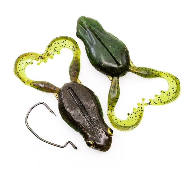 4 Pack of 40mm Chasebaits Flexi Frog Soft Bait Fishing Lures