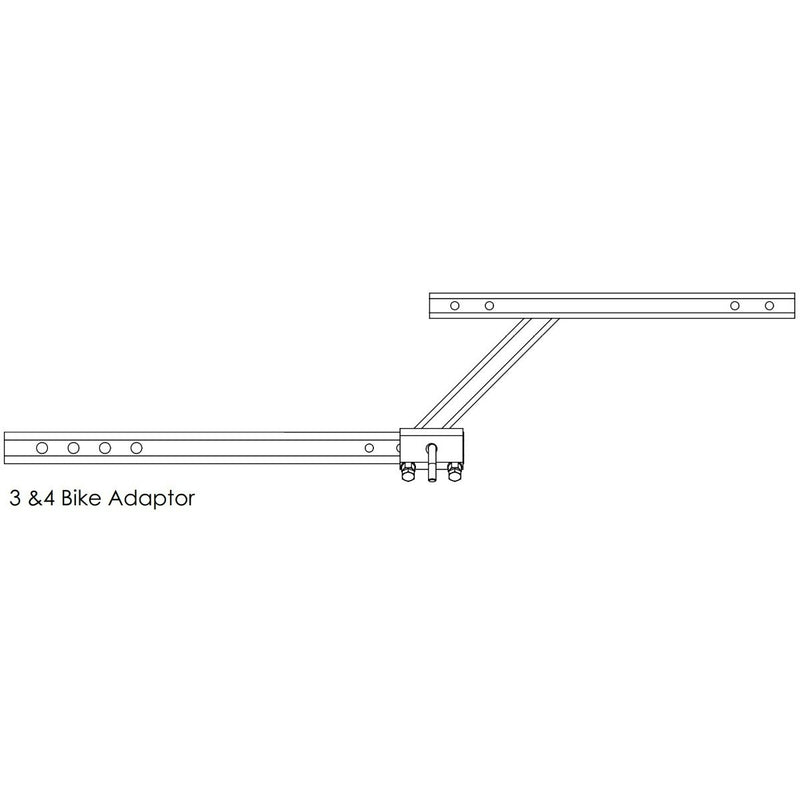 Gripsport 3-4 Bike Towbar Adapter (Non-Tilting)