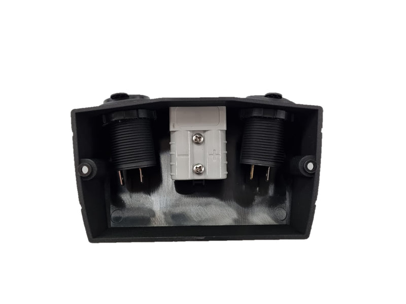 Mean Mother Surface Mount 50A Plug with USB & Cig Socket