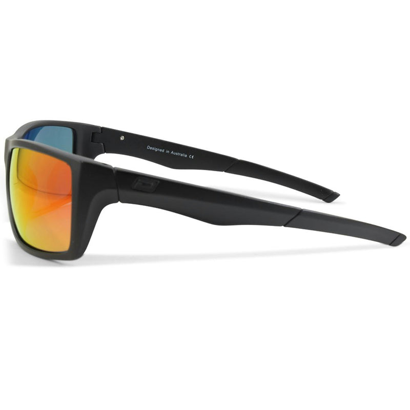 Dirty Dog Primp 53535 Satin Black/Red Fusion Polarised Sunglasses