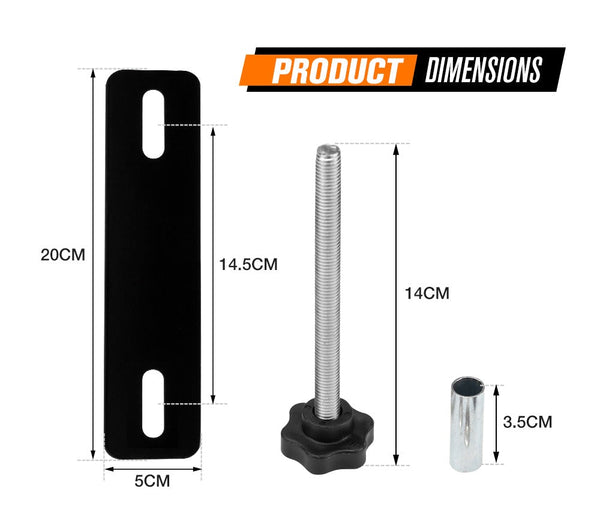 BUNKER INDUST Recovery Tracks Mounting Pins 4 Mount Holder Roof Truck