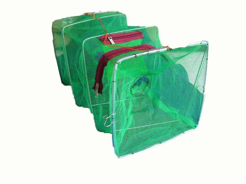 Seahorse Collapsible Shrimp/Bait Trap With 1 1/2 Inch Entry Rings