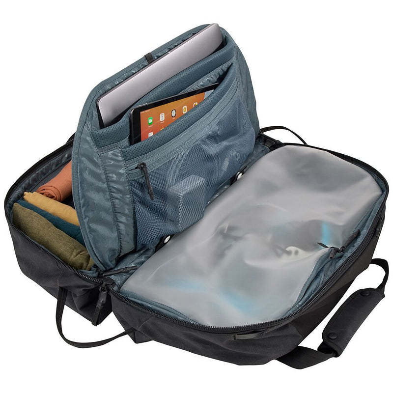 THULE Aion 35L Travel Gym Wet Gear Duffel Bag W/ Laptop Compartment in Black