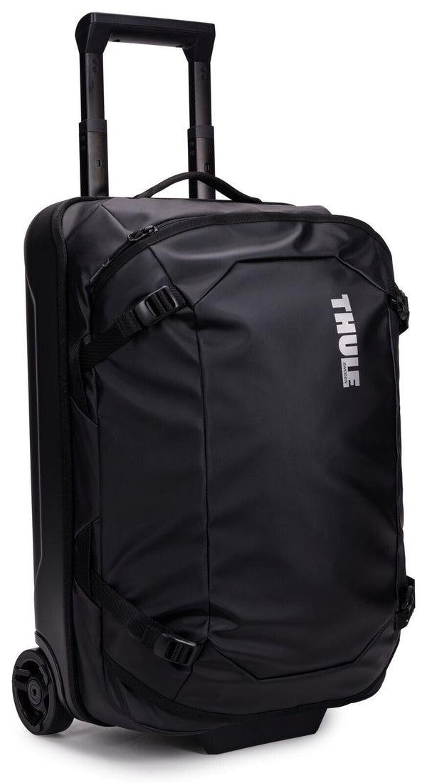 40L THULE Chasm Carry On Wheeled Duffel Suitcase Travel Bag in Black