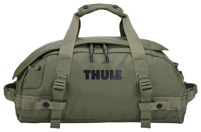 Thule Chasm 30L Duffel Overnight Bag Convertible Backpack Duffle in Olivine