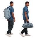 Thule Chasm 30L Duffel Overnight Bag Convertible Backpack Duffle in Pond Grey