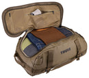 Thule Chasm 40L Duffel Overnight Bag Convertible Backpack Duffle in Deep Khaki