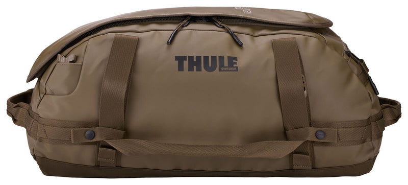 Thule Chasm 40L Duffel Overnight Bag Convertible Backpack Duffle in Deep Khaki