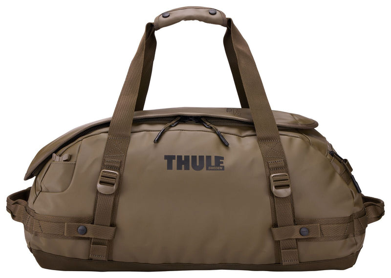 Thule Chasm 40L Duffel Overnight Bag Convertible Backpack Duffle in Deep Khaki