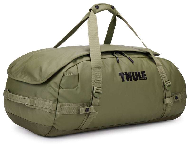Thule Chasm 70L Duffel Overnight Bag Convertible Backpack Duffle in Olivine
