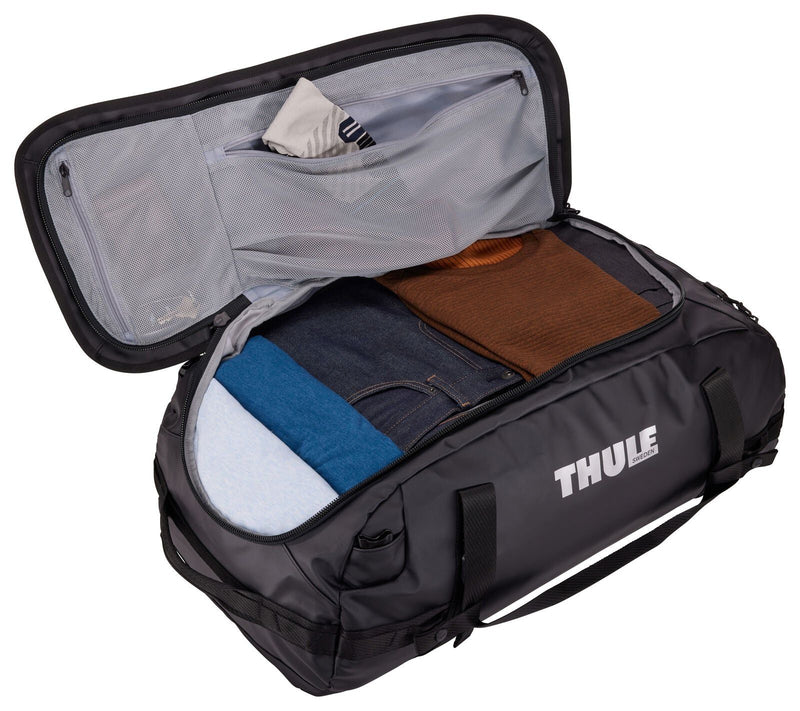 Thule Chasm 70L Duffel Overnight Bag Convertible Backpack Duffle in Black