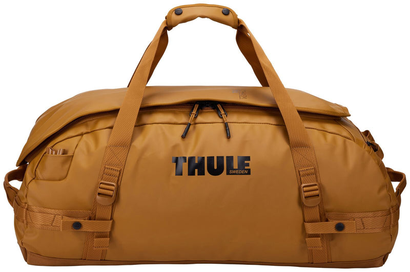 Thule Chasm 70L Duffel Overnight Bag Convertible Backpack Duffle in Golden