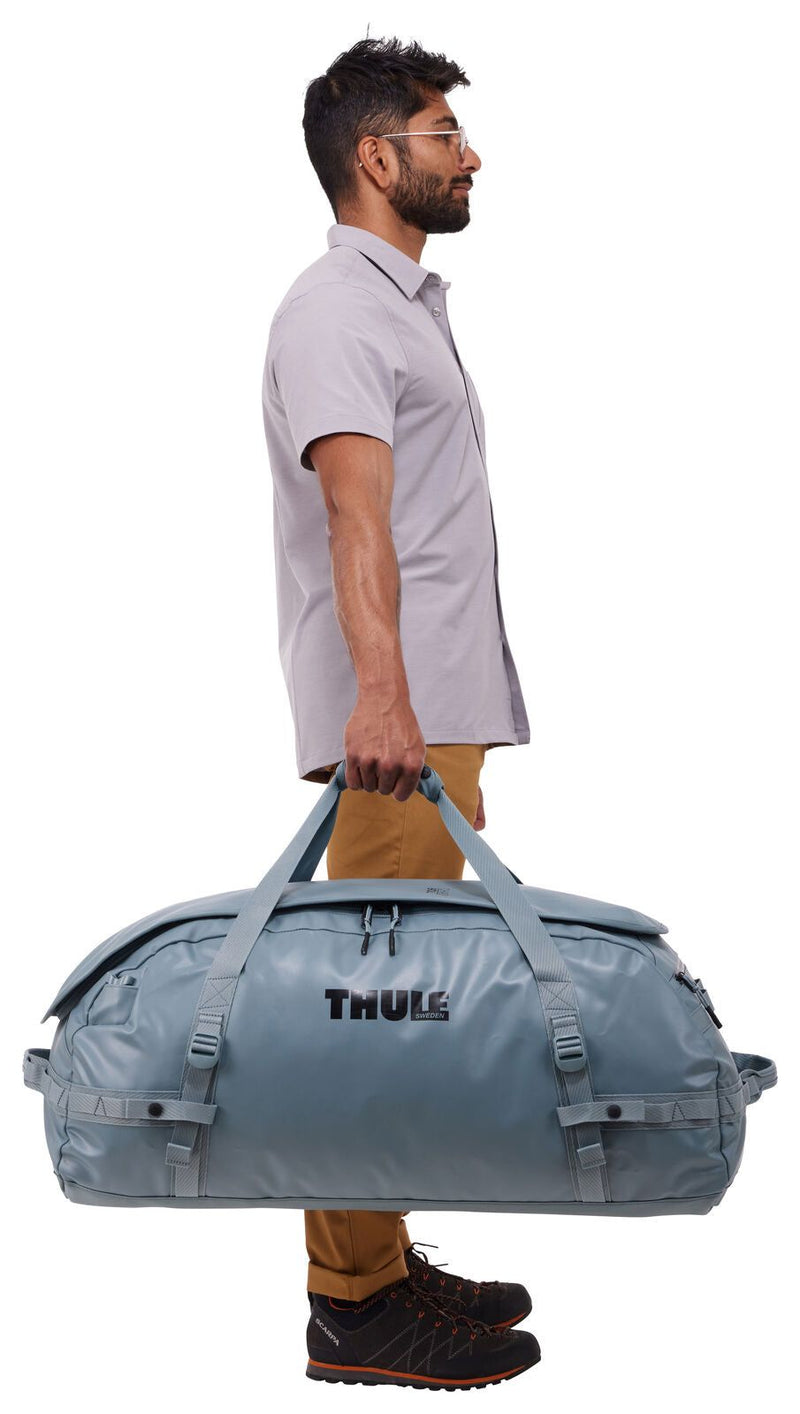 Thule Chasm 90L Duffle Travel Backpack Bag Extra Large in Pond Blue