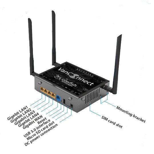 Cowfish VanConnect 4G Premium - caravan internet