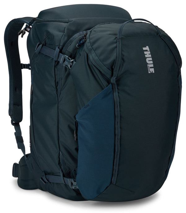 THULE Landmark 60L Travel Backpack w/ 20L Daypack & Laptop Sleeve in Darkest Blue