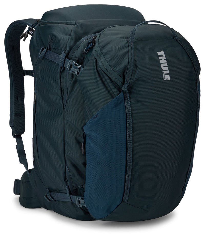 THULE Landmark 60L Travel Backpack w/ 20L Daypack & Laptop Sleeve in Darkest Blue