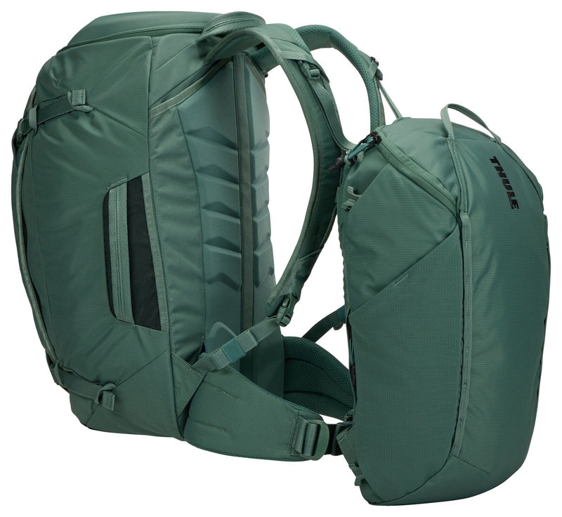 THULE Landmark 60L Travel Backpack w/ 20L Daypack & Laptop Sleeve in Hazy Green