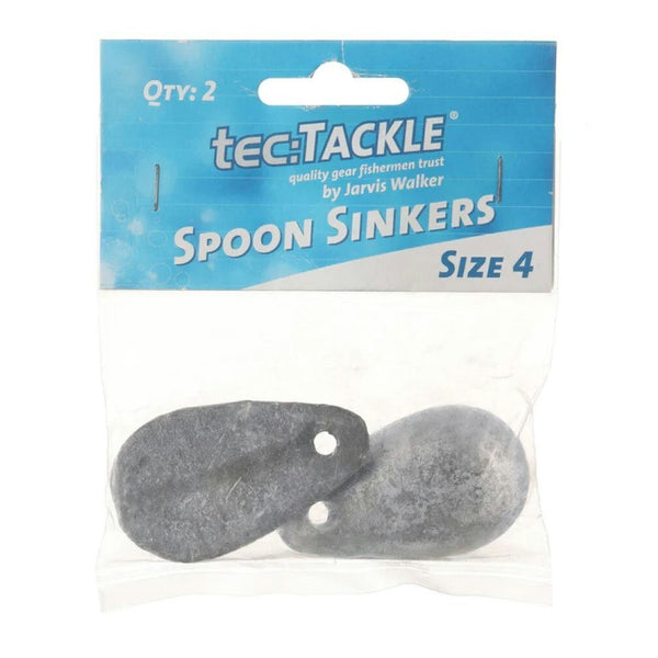 2 Pack of Jarvis Walker Size 4 Spoon Sinkers