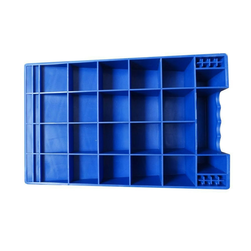 BLUE Wedge tandem caravan rv levelling ramps (pair)
