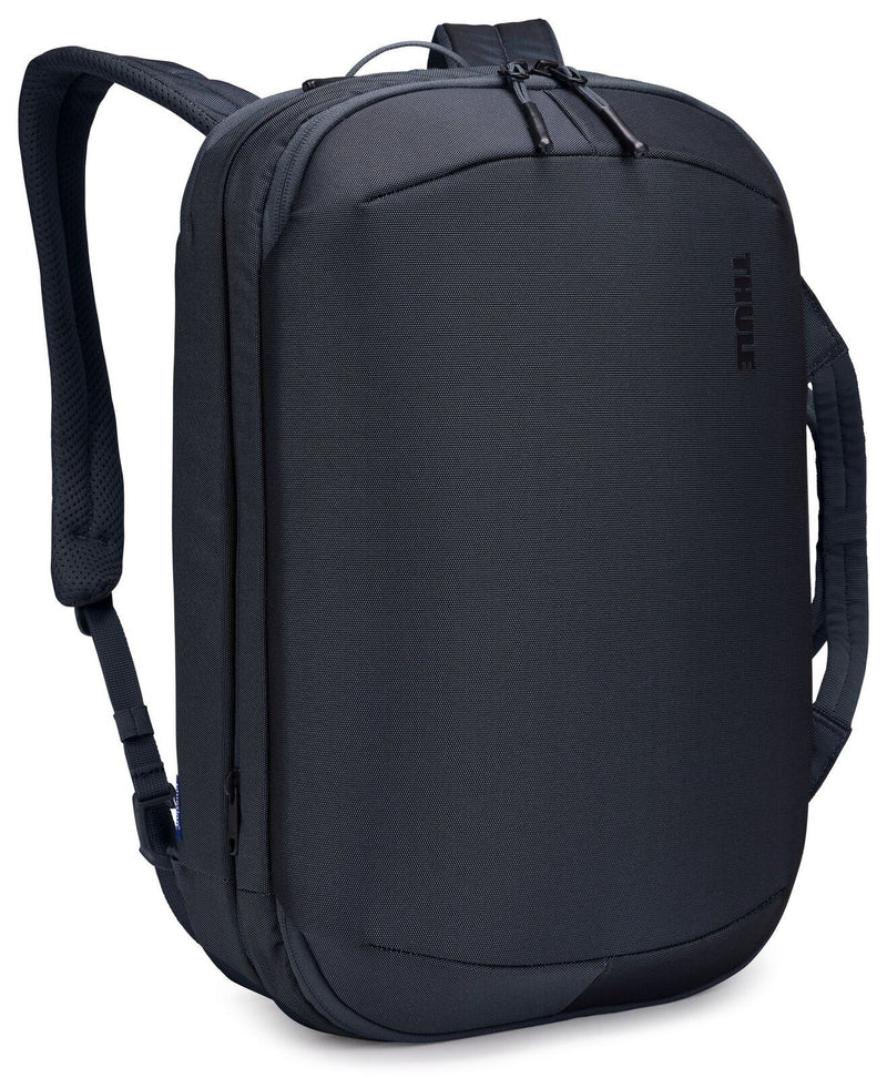 THULE Subterra 15–23L Hybrid Travel Bag Expandable Backpack w/ 16" Laptop Sleeve in Dark Slate