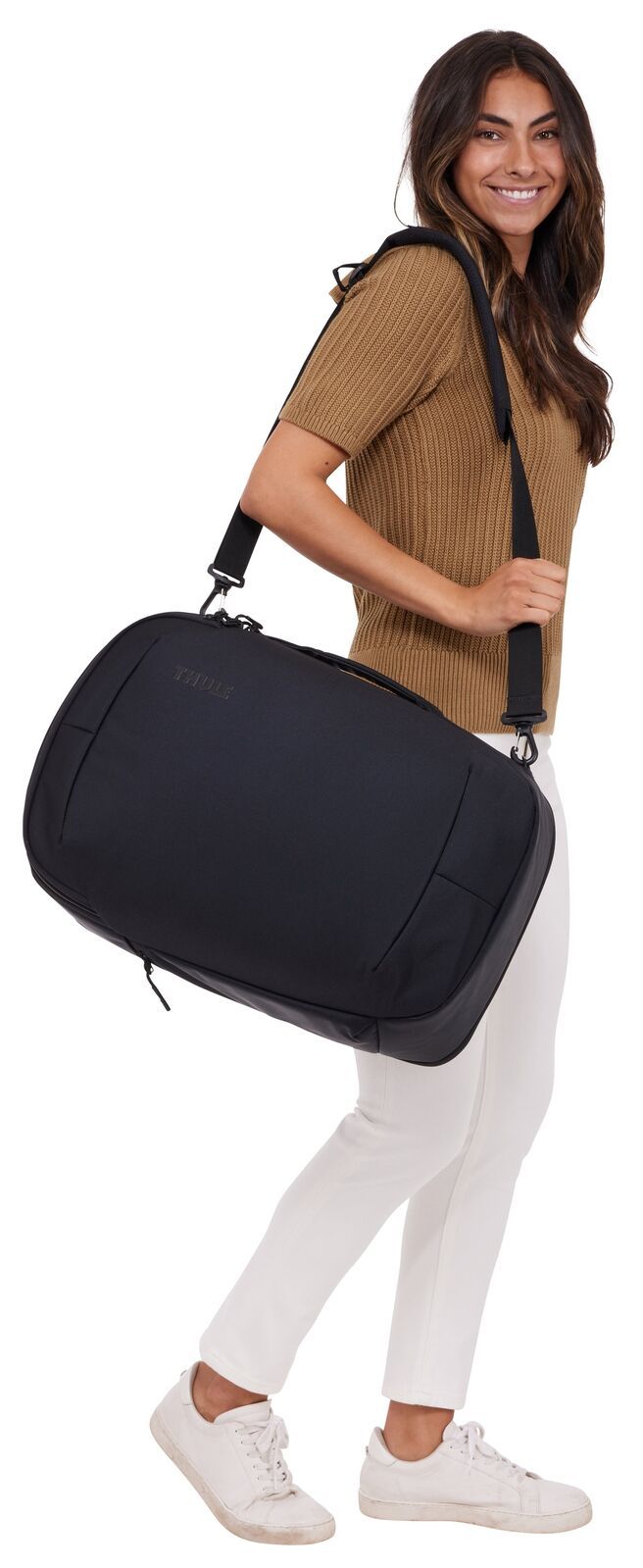 THULE Subterra 40L Airline Approved Carry-On Backpack Duffel w/ Laptop Sleeve in Black