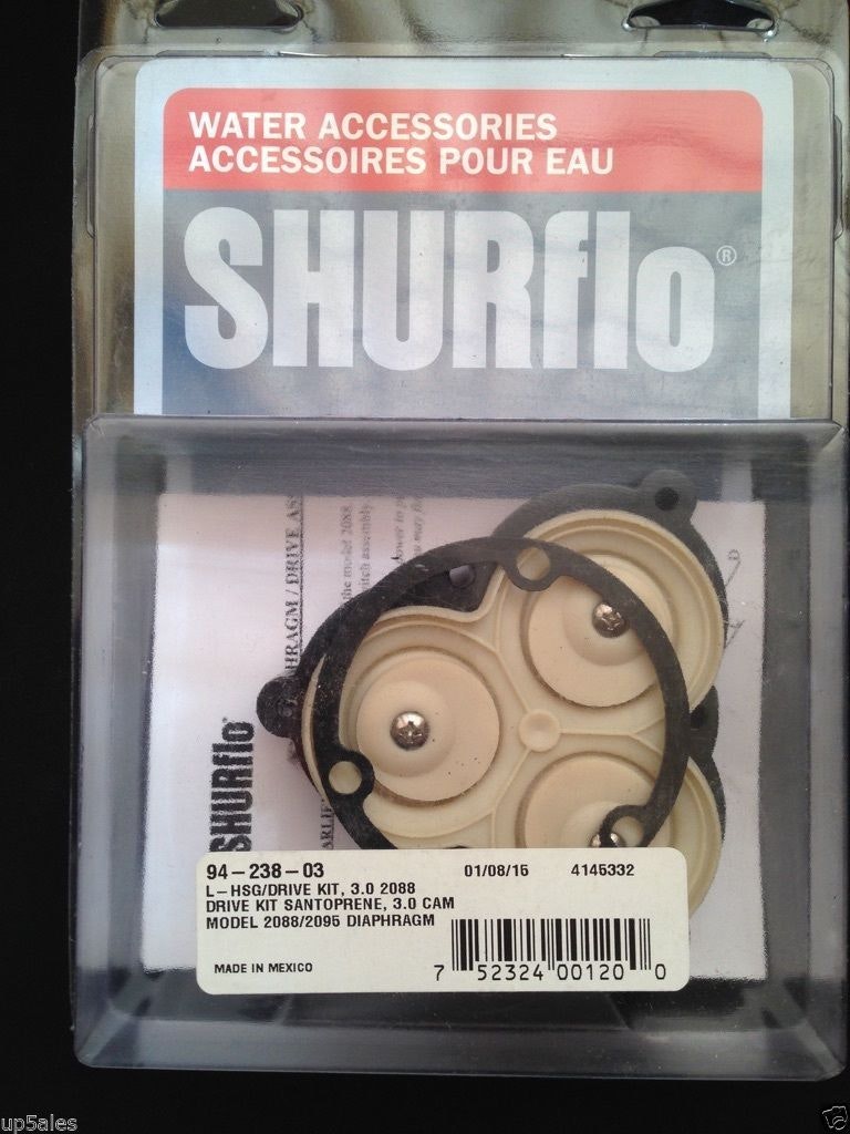 2088 Shurflo Drive Kit Diaphragm 94-238-04