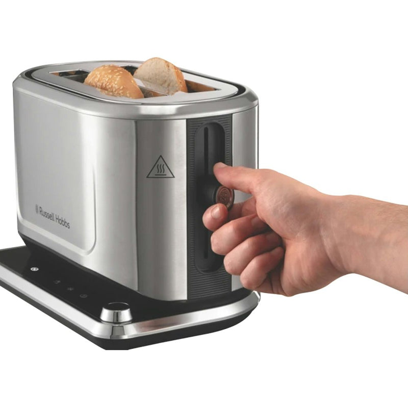 Russell Hobbs RHT802 Attentiv Series 2-Slice 34cm Wide Bread Toaster Silver