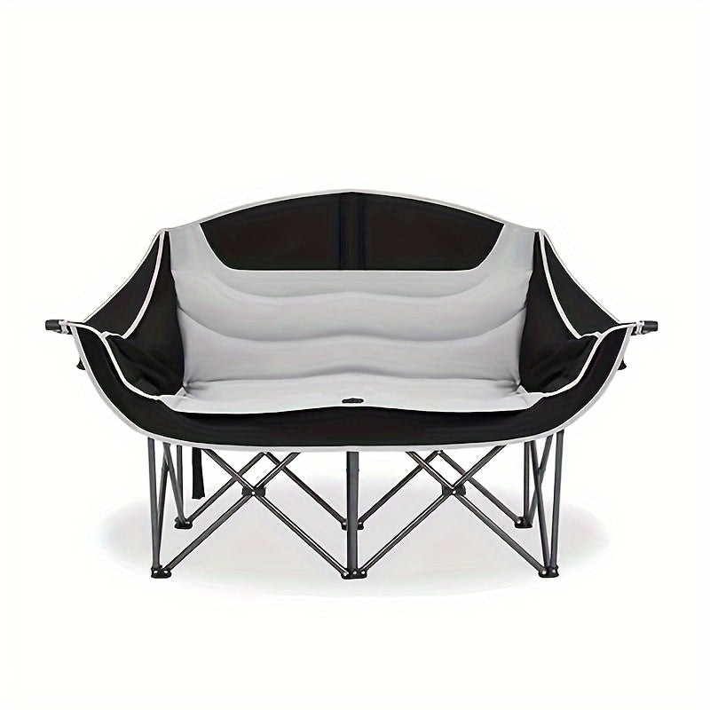2-Person Folding Loveseat Camping Chair Outdoor