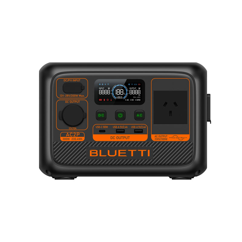 BLUETTI AC2P Portable Power Station | 300W 230.4Wh