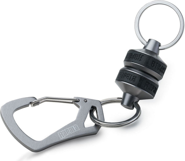 Grey Rapala RCD Magnetic Release Fishing Carabiner