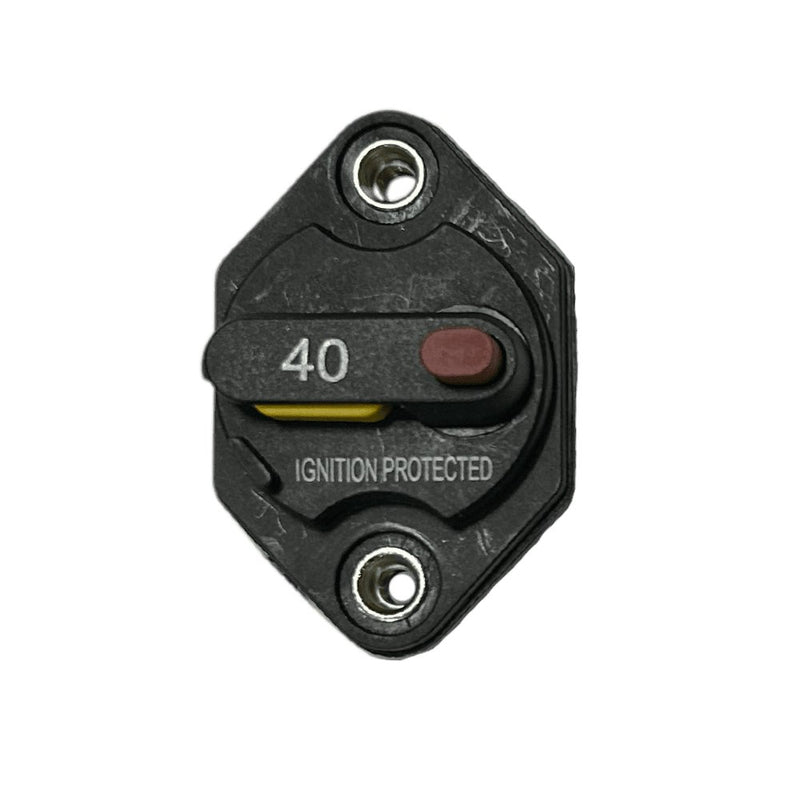 Exotronic 40A Mini Panel Mount Waterproof DC Circuit Breaker