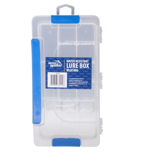 Jarvis Walker WLB1000 Water Resistant Fishing Lure Box - Fishing Tackle Tray