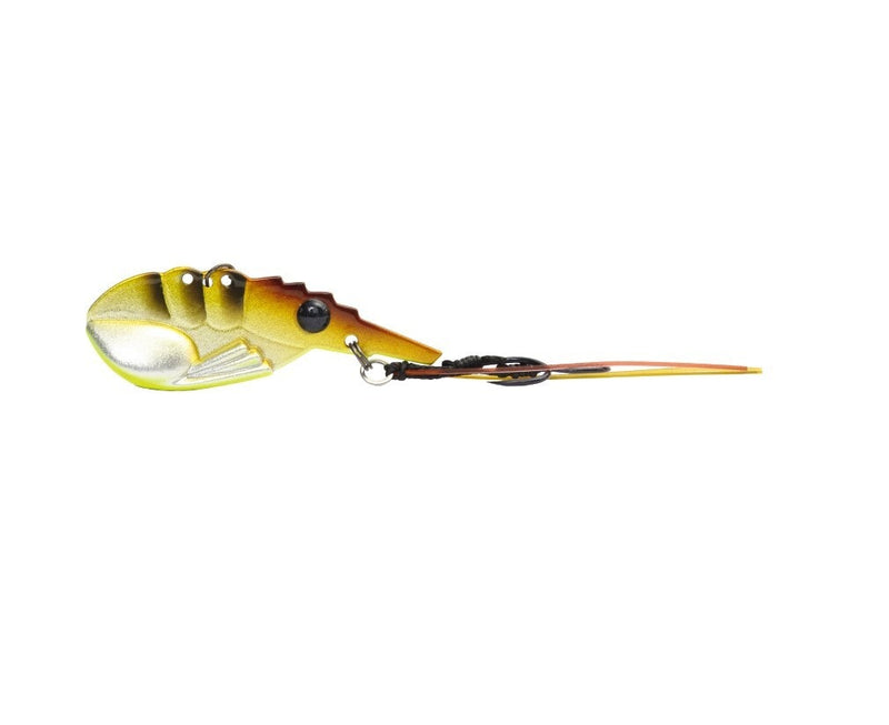 37mm TT Lures Switchprawn+ Metal Vibe Fishing Lure - 5.5gm Rigged Blade Lure