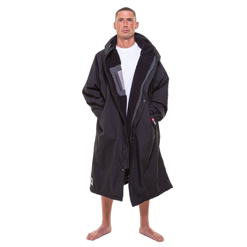 Men's Long Sleeve Pro Change Robe EVO - Stealth Black