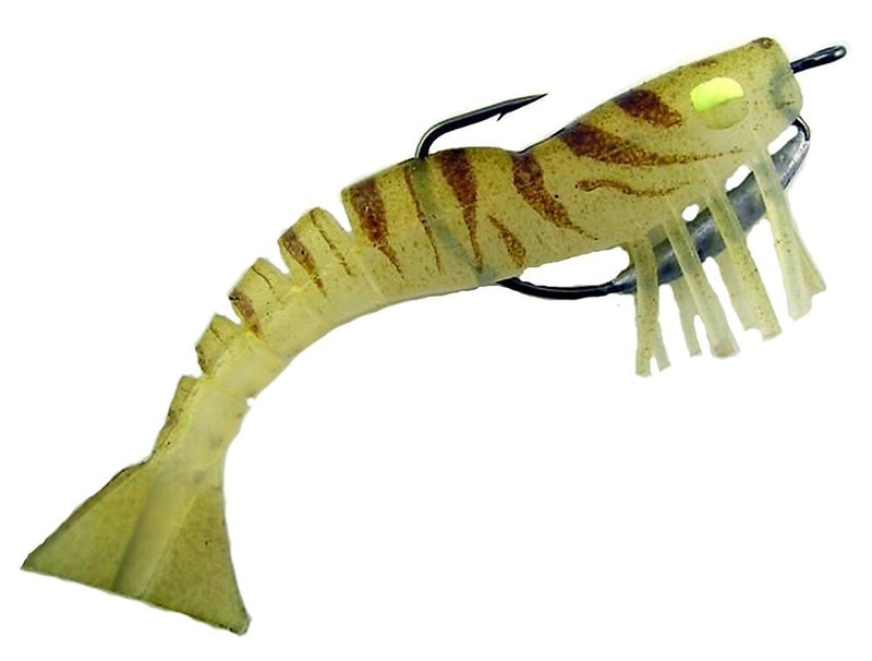 89mm Zerek Live Shrimp Pre Rigged Lumo Eyes Jointed Body Lure