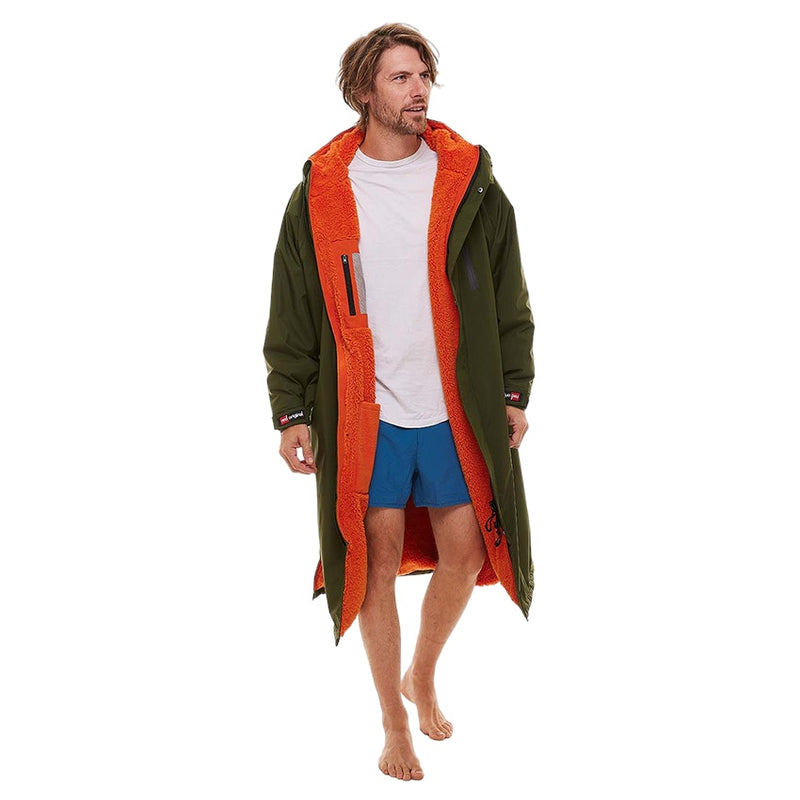 Men's Long Sleeve Pro Change Robe EVO - Parker Green