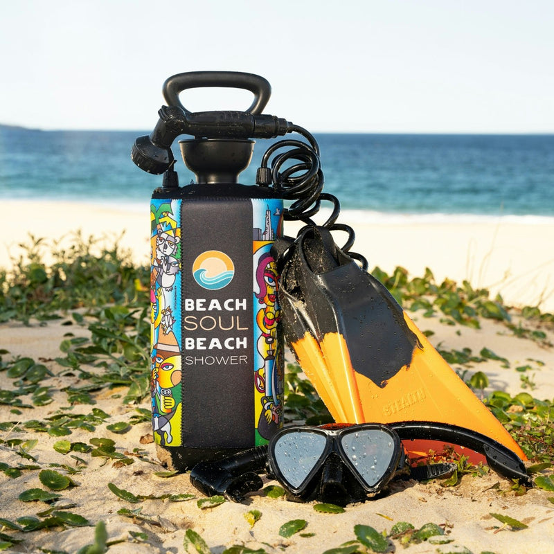 Beach Soul Portable Shower Livin' the Dream 8L