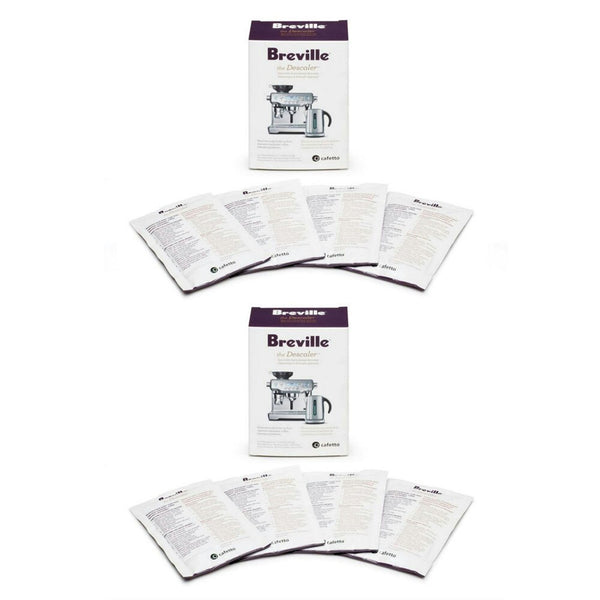 2x 4PK Breville Descaler Packets Cleaner for Coffee/Espresso Machines/Kettle