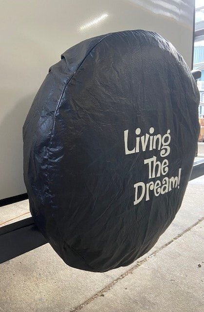 33 Inch 'Living the Dream' Spare Wheel Cover