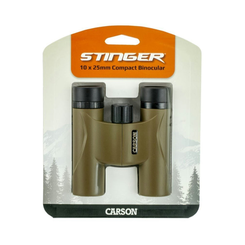 Carson HW-025 Stinger 10x25mm Compact and Lightweight Prism Binoculars