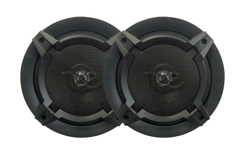 NCE Premium Series 6.5" Two-Way Coaxial External Speakers - Black