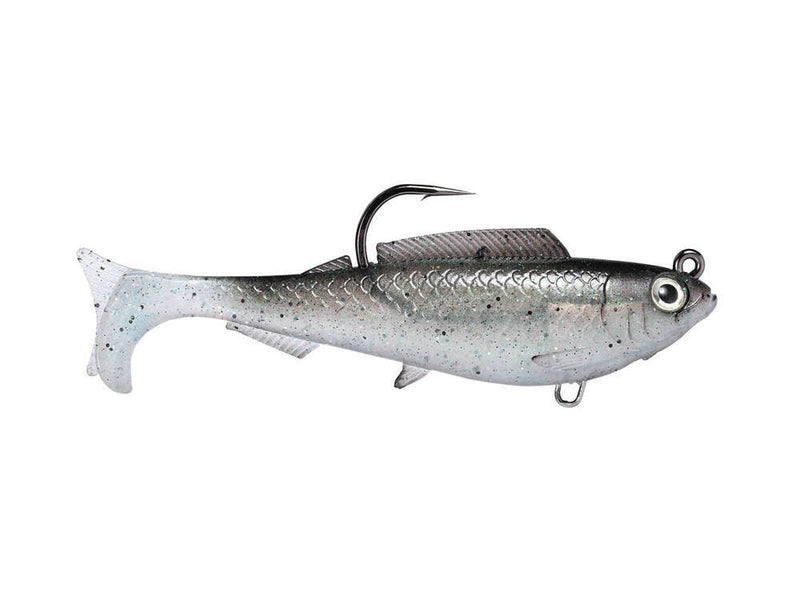 4 Inch Zman HerculeZ Soft Swimbait Fishing Lure - Rigged Soft Plastic Swimbait