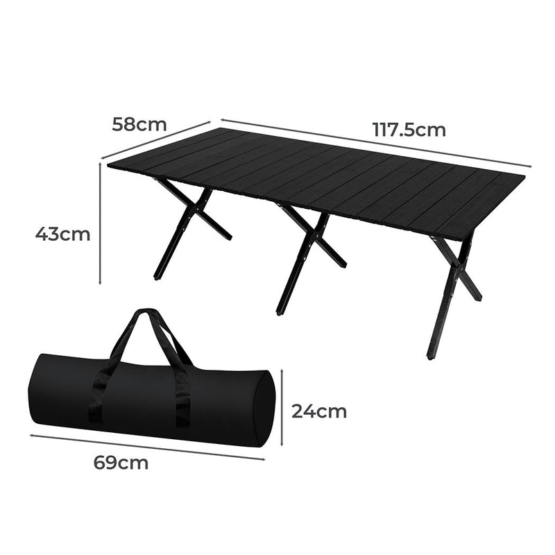 Levede Folding Camping Table Portable Picnic Desk Party Family Garden BBQ