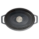 Westinghouse 5L 30cm Oval Cast Iron Pot Casserole in Ombre Grey