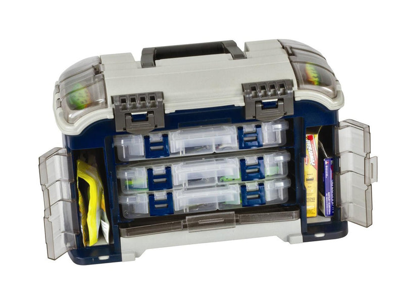 Plano 728 Angled Tackle Storage System - 3 Tray Fishing Tackle Box