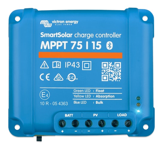 Victron 12/24V 15A SmartSolar MPPT 75/15 Bluetooth Solar Charge Controller