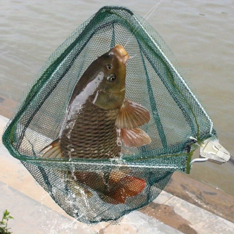Ultra-Light Foldable Fishing Net with Telescopic Handle