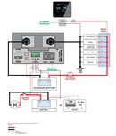 Battery Shunt 500A 2x Voltage, 2x Resistance, 1x Temperature