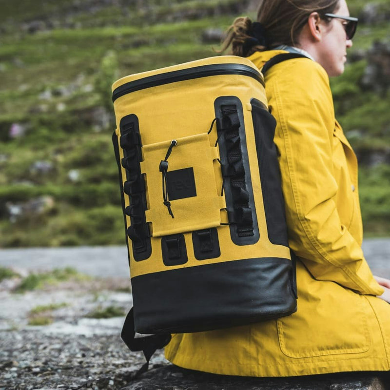 Waterproof Cool Bag Backpack - Mustard | 15L