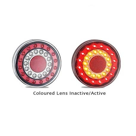 LED Autolamps Maxilamp1XC Stop/Tail/Ind/Reflector, Coloured Lens, Single Blister